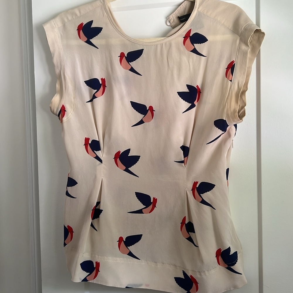 Marc by Marc Jacobs 100% silk blouse size small